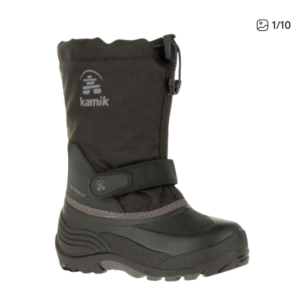 Kamik Kids Black Snow Boots